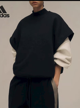 Adidas/阿迪达斯 三叶草 FOG联名款 男女宽松无袖套头卫衣 IS5303