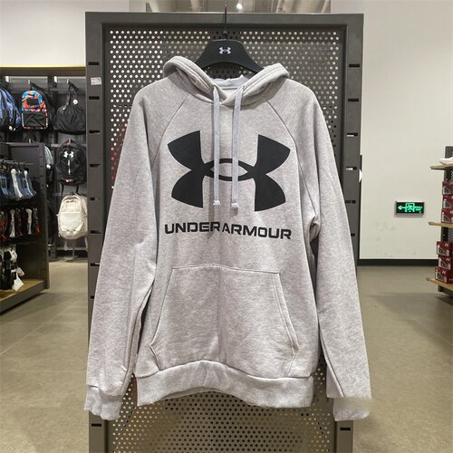 Under Armour/安德玛 UA Rival抓绒连帽运动美式套头卫衣 1357093