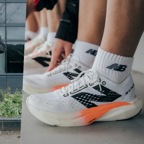 NEW BALANCE NB 男子薄底减震碳板竞速休闲运动 跑步鞋 MFCRRCH2