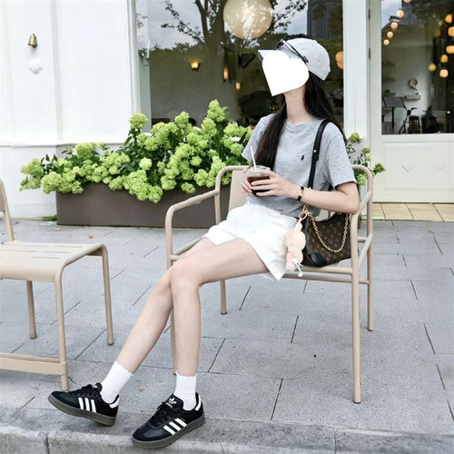 Adidas/阿迪达斯 三叶草 Samba 黑色 复古低帮休闲板鞋 JP5659