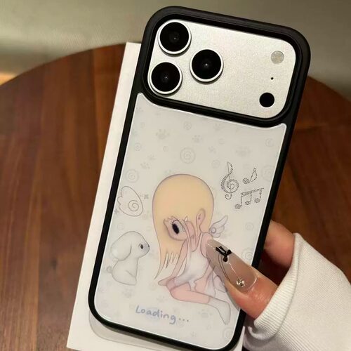 野有上秋女孩插画适用14iPhone15promax11苹果16手机壳13iphone1713女16promax/15proma华为荣耀vivo手机壳