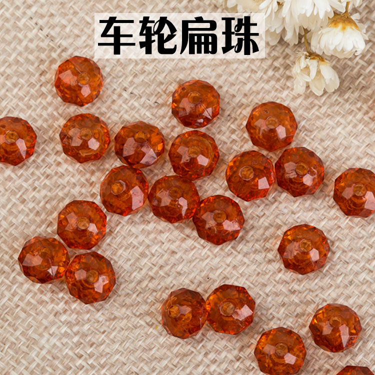 diy透明亚克力钻石扁珠