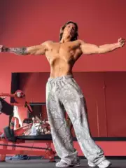 Youngla American Style Trendy Casual Pants Digital Print Straight-Leg Long Pants Sports Fitness Loose Wide-Leg Pants