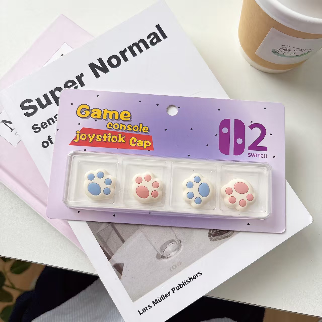 卡通猫爪任天堂Switch2摇杆套 NS2 摇杆帽保护套手柄硅胶摇杆帽