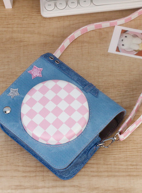 拍立得相机包牛仔甜心pu相机包适用SQ1/SQ6/SQ40相机包配肩带包包