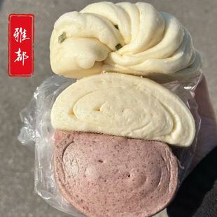 苏州美食特产雅都大肉包每日现做葱油花卷杂粮花卷刀切馒头顺丰