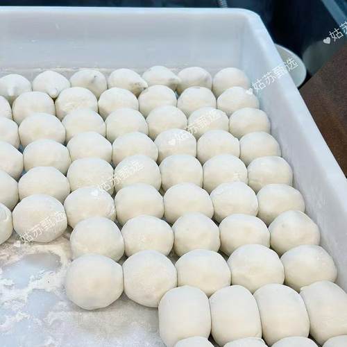 苏州美食特产 万福兴点心糕团店手工鲜肉芝麻豆沙汤圆元宵节苏式