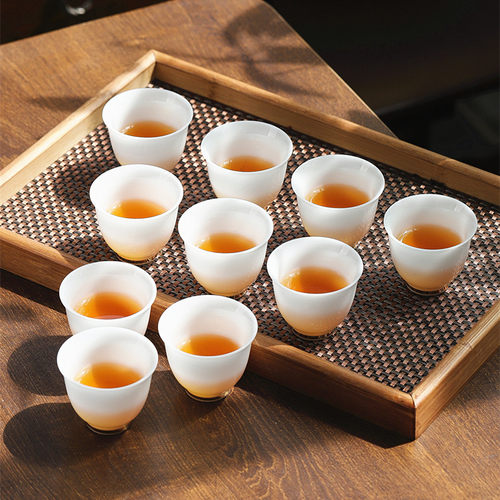 高档冰种玉瓷礼品茶杯