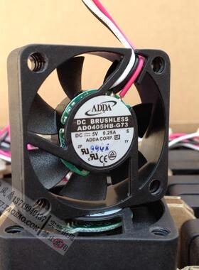 原装ADDA 4010双滚珠 4CM 服务器风扇 5V 0.25A AD0405HB-G73