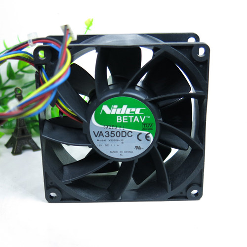 Nidec VA350DC V35208-35 9038 9CM 12V 1.1A X3100机箱散热风扇