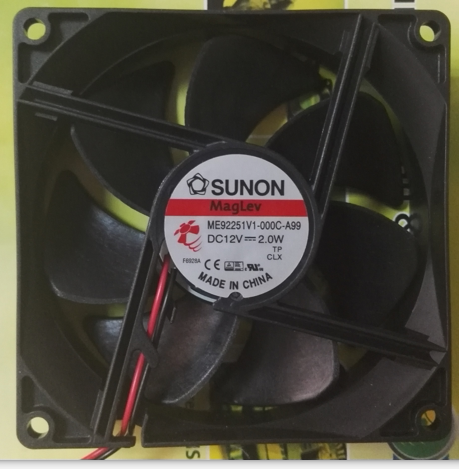 me92251v1-000c-a99 建准sunon 9225 9025 12v 2w 磁悬浮散热风扇