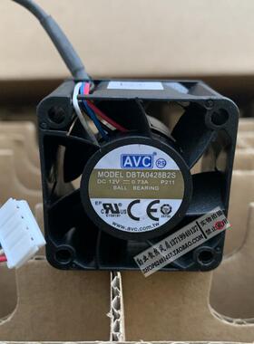 原装 AVC DBTA0428B2S 4028 4CM 4厘米 12V 0.73A 双滚珠散热风扇