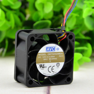 AVC DBTA0420B2U  4020 4cm 12v 0.50A 主板pwm 服务器 暴力 风扇