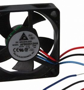 Delta台达 3510双滚珠散热风扇 12V 0.14A AFB03512HA 35x35x10MM