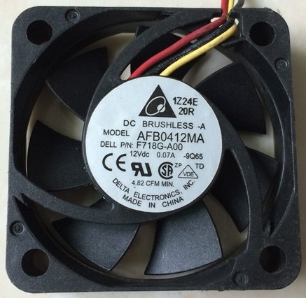 台达Delta 4cM 4010 12V 0.10A AFB0412MA双滚珠 静音 散热风扇