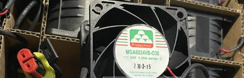 全新永立MAGIC MGA6024VB-O38 6038 6CM 24V 1.2A 变频器散热风扇