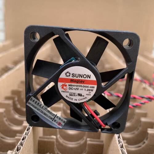 SUNON建准 12V 1.26W 5010 5CM/厘米散热风扇MB50101V2-D03C-A99