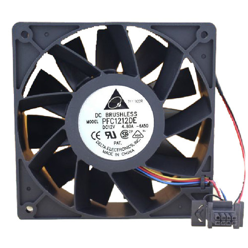 原装台达PFC1212DE 12038 12CM 12V 4.8A 超暴力工业设备散热风扇