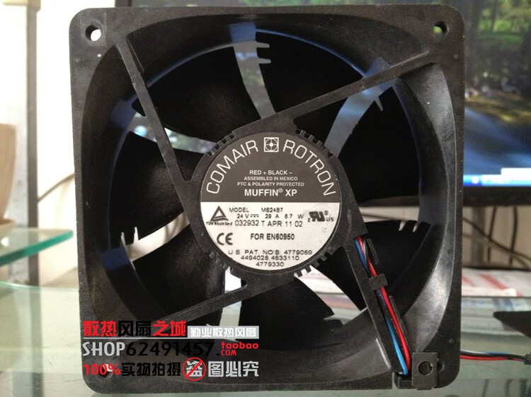 COMAIR ROTRON MS24B7 12038 24V 0.29A 6.7W双滚珠风扇