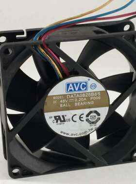 AVC DATA0825B8S P006 48V 0.20A 8CM 8025 中兴设备 交换机风扇