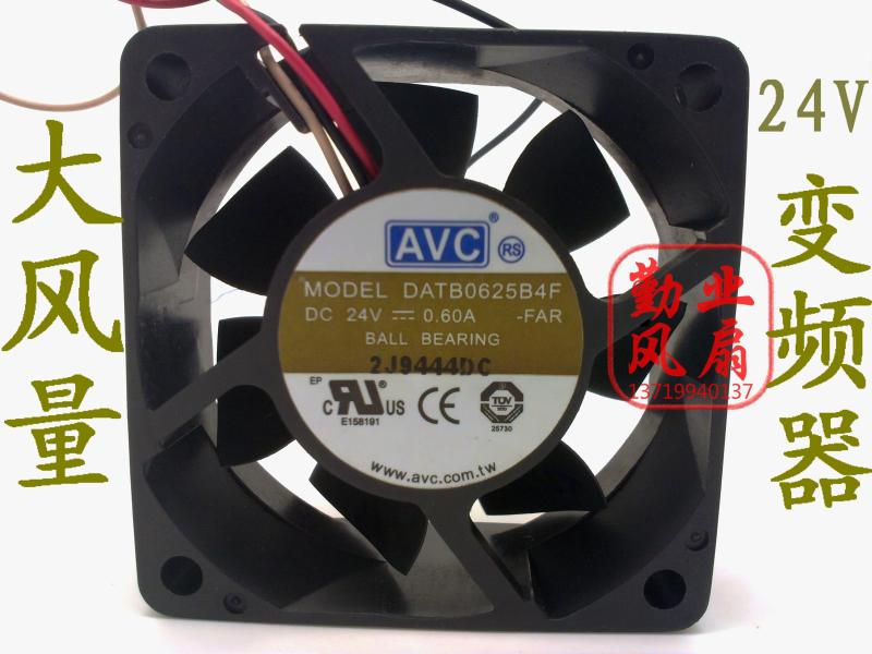 原装AVC 6025 6CM/厘米 24V 0.6A 变频器设备风扇 DATB0625B4F
