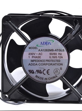 台湾协喜ADDA AA1282MB-ATGL5 12038 230V 机柜风扇 散热风扇