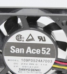 SANACE52 109P0524A7D03 24V 0.11A 原装SANYO 52*52*15设备风扇