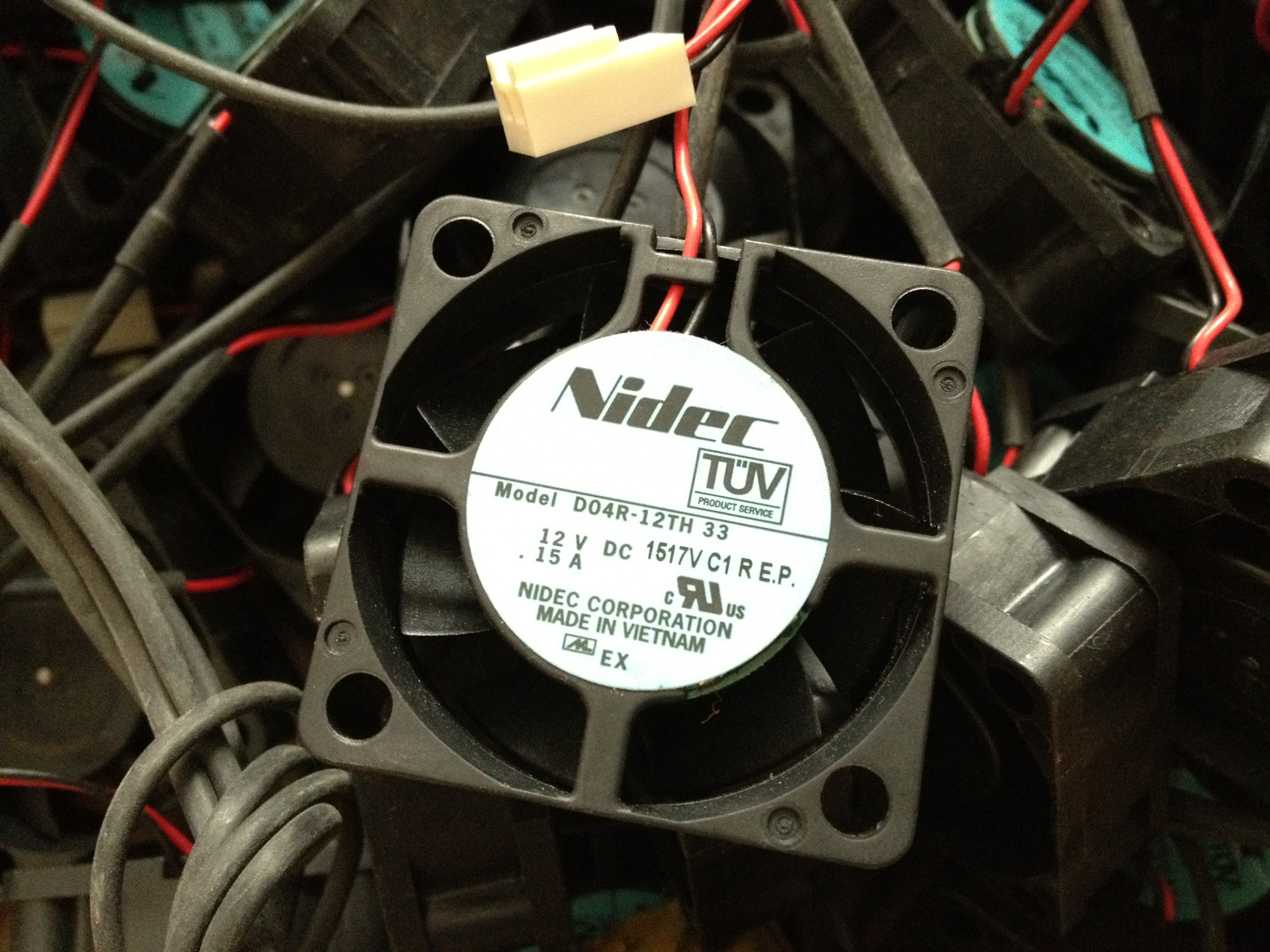 全新原装Nidec D04R-12TH 33 4015 4cm 12V 0.15A 静音风扇