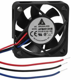 台达 5015 12V 0.15A 5厘米充电器散热风扇 投影仪风扇 AFB0512HB