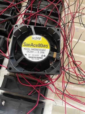 全新三洋SanAce 8025 8CM 24V 0.09A 9WS0824H402 防水双滚珠风扇