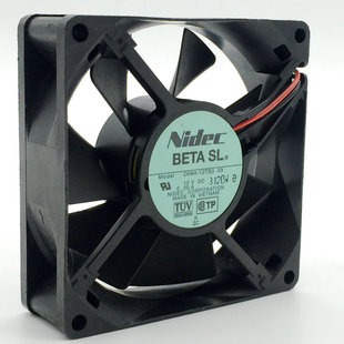 Nidec 散热风扇 8025 8CM/厘米  DC12v 0.50A D08A-12TS303