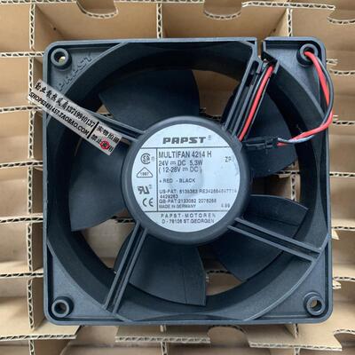 原装papst MULTIFAN 4214 H 4214/12/6 H R HR GH24V变频器风扇