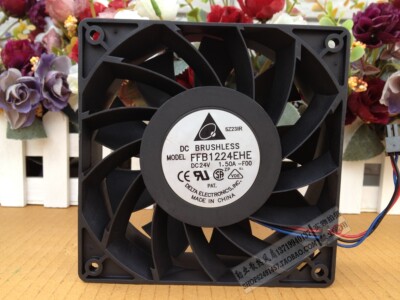 台达12038 12CM 大风量/暴力风扇 变频器风扇24V 1.5A FFB1224EHE