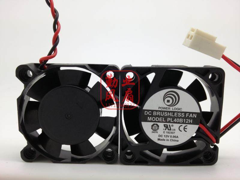 POWER LOGIC 4010 4CM4厘米静音风扇 12V 0.06A PL40B12H 双滚珠