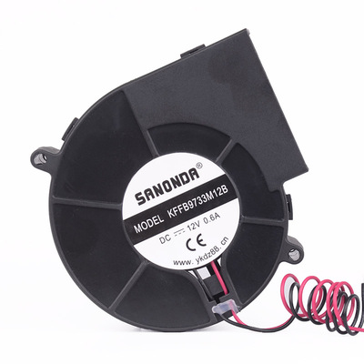 SANONDA 涡轮风扇9733 12V 0.6A 电源适配器柴火炉烧烤鼓风机