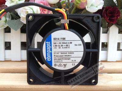 德国PAPST8032 8CM 24V风扇变频器 工控机 风扇MULTIFAN 8314/19H