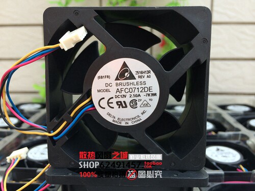 原装台达 AFC0712DE 7038 12V 2.5A 7cm大风量风扇 4线PWM控速