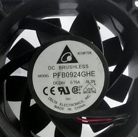 原装台达散热风机/风扇 24V PFB0924GHE-5L3N 变频器ACS510/550