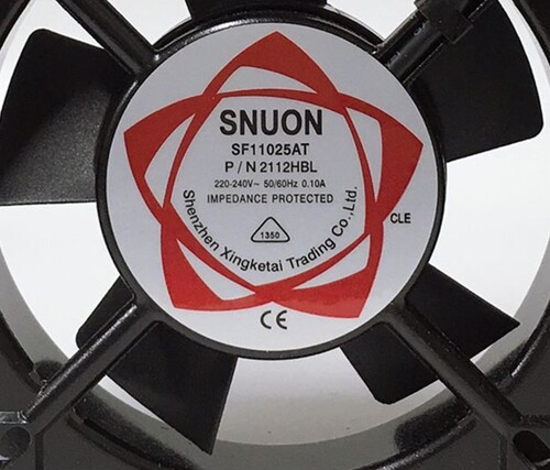 SUNON 建准 SF11025AT 2122HSL/HBL 220V 0.10A 11cm 轴流风机