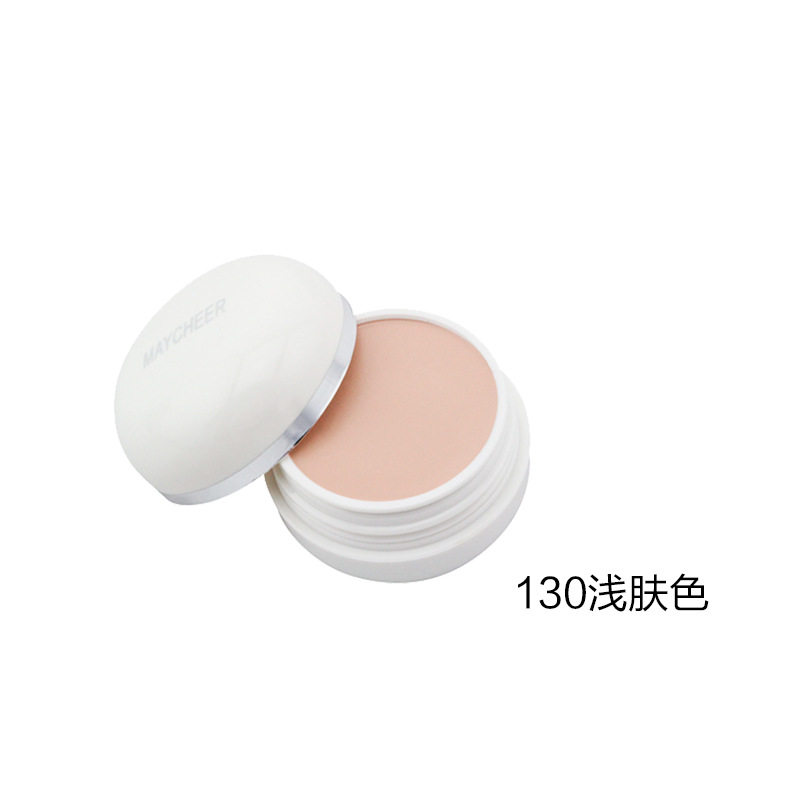 气垫霜柔润遮瑕隔离粉底膏美茜儿