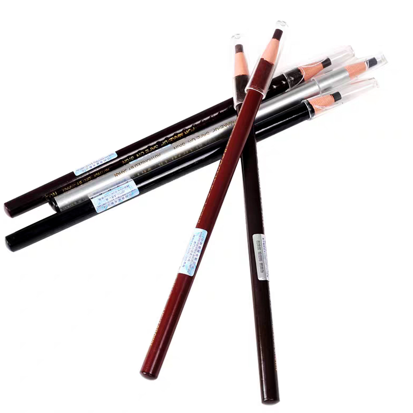 名色拉线眉笔 澳门佳丽不晕染钢印眉笔眼线笔眉粉 易画易上色进口