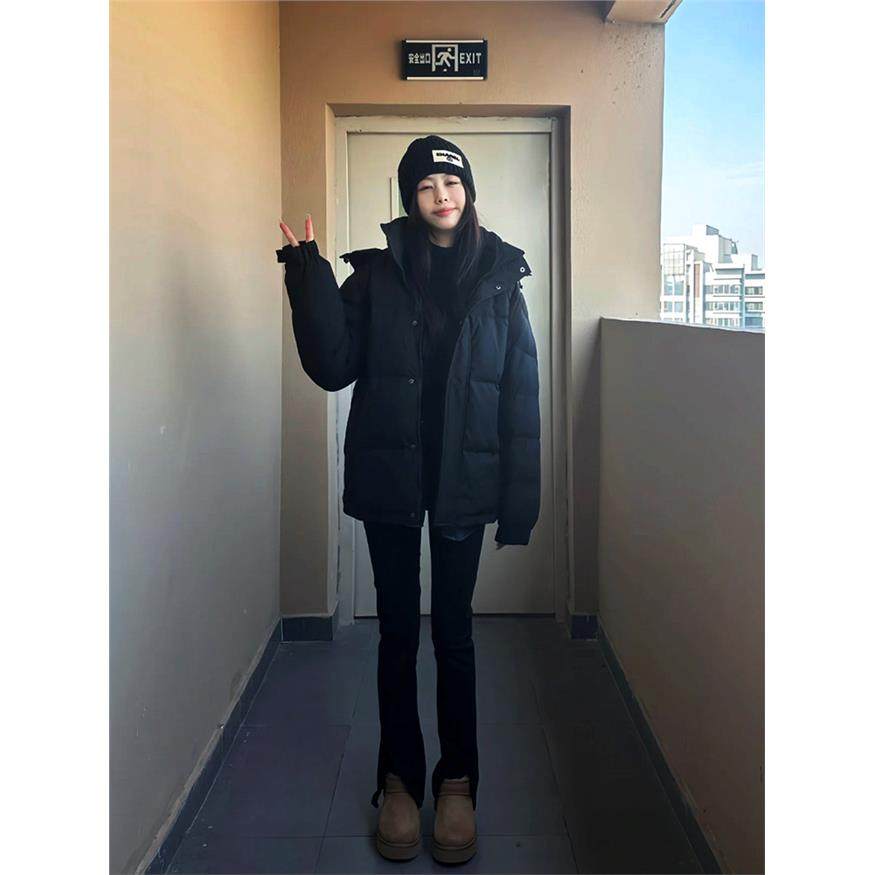 中戏同款黑色棉服女冬季加厚短款韩系棉袄2025新款纯色爆款厚外套,个性定制/设计服务/DIY,棉服工装,淘宝优惠券,粉丝福利购,淘宝优惠卷