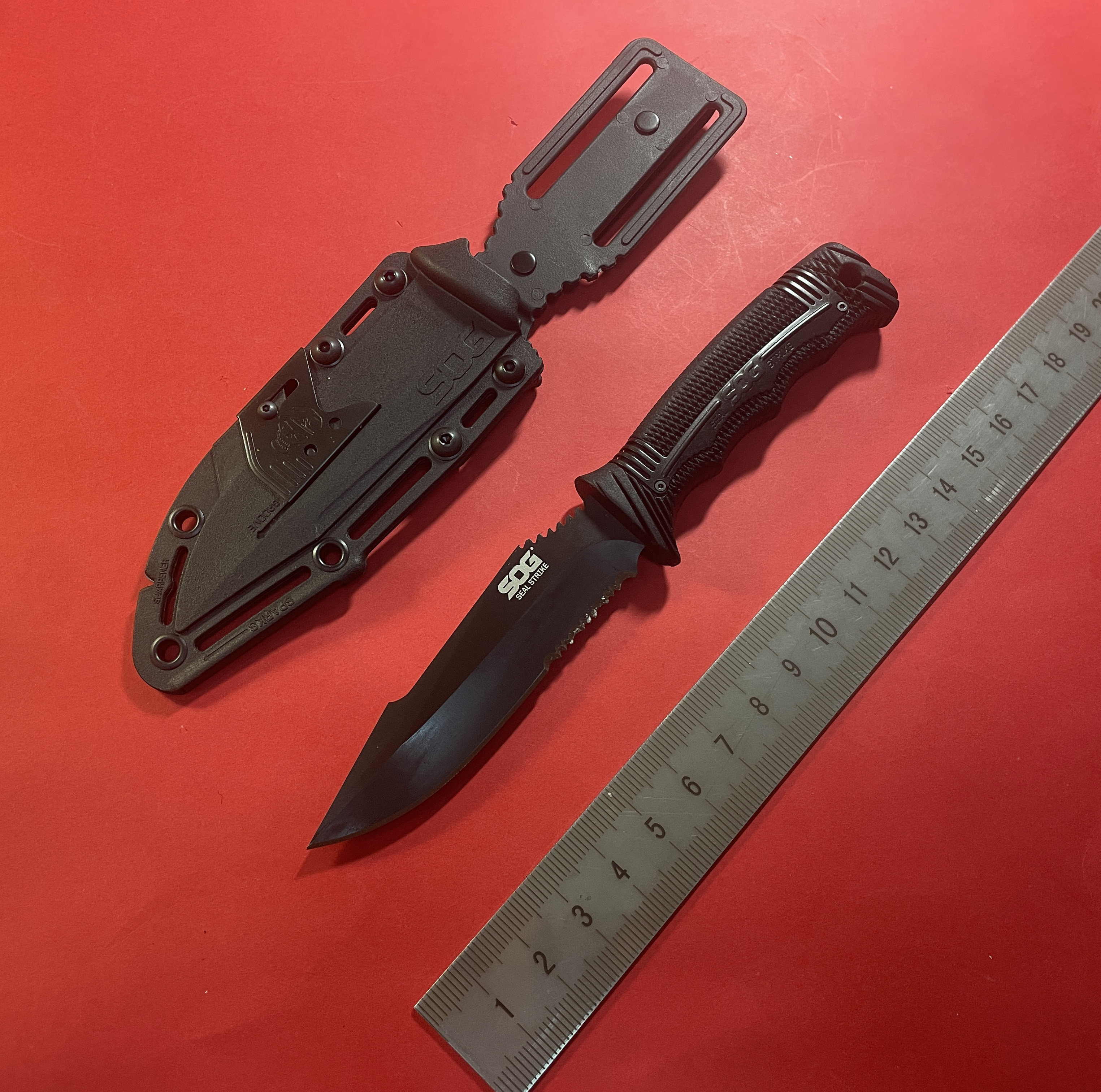 美国进口sog索格户外战术直刀高硬度随身防卫小刀海豹部队seal刀