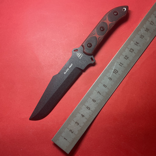 美国进口TOPS刀BLACK HEAT一体龙骨1095高碳钢户外荒野求生露营刀