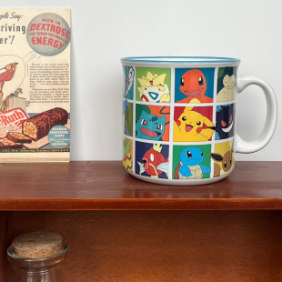 日漫皮卡丘杰尼龟妙蛙种子陶瓷马克杯水杯宝可梦宠物小精灵 550ml