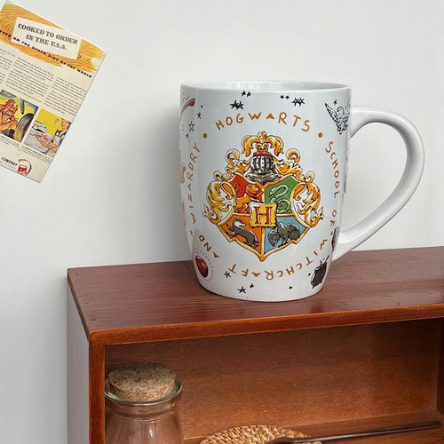 HarryPotter哈利波特霍格沃茨魔法学院马克杯陶瓷水杯 700ml