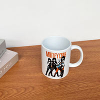 Motley Crue band American heavy metal rock peripheral ceramic mug cups, coffee cups thumbnail 3