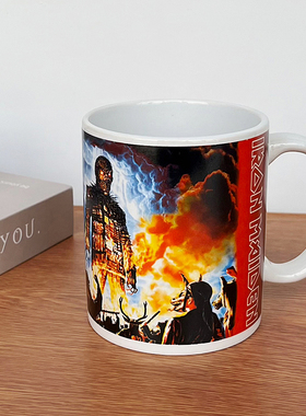 重金属铁娘子乐队IRON MAIDEN周边荆棘巨人咖啡杯陶瓷马克杯 原单