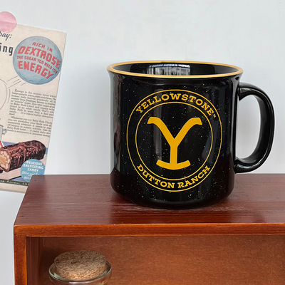 美剧黄石公园Yellowstone陶瓷水杯马克杯茶杯大容量 550ml