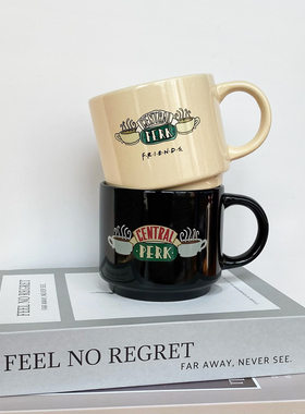 老友记美式复古杯子咖啡杯Friends中央公园咖啡馆周边 350ml